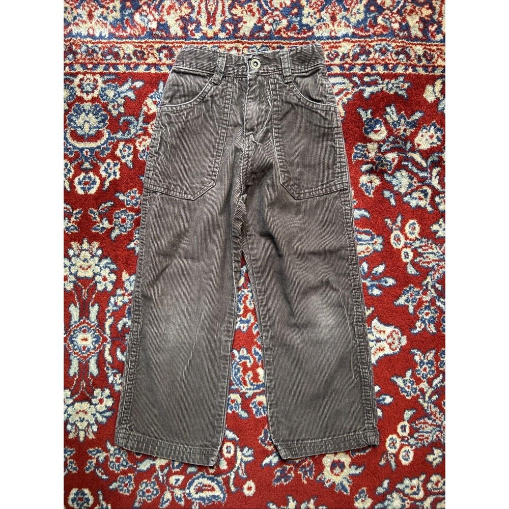 Cherokee Brown Corduroy Jeans Kids Toddlers Size 4T Grunge Y2K Baggy Vintage